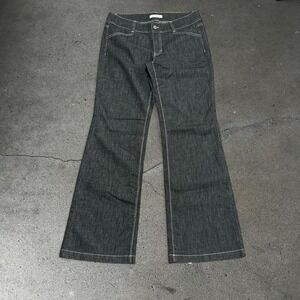 Women's White House black market black low rise bootcut flare jeans Size 32x32